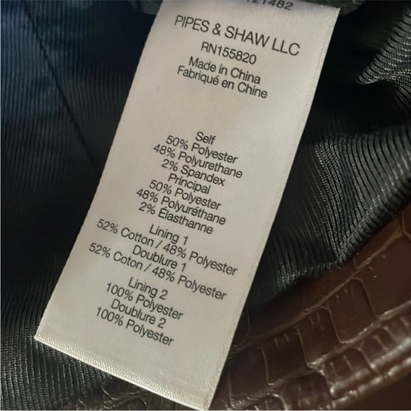 $698 Veronica Beard Cooke Vegan Croc Leather Dickey Jacket blazer Sz 4 Chicory - Picture 9 of 16